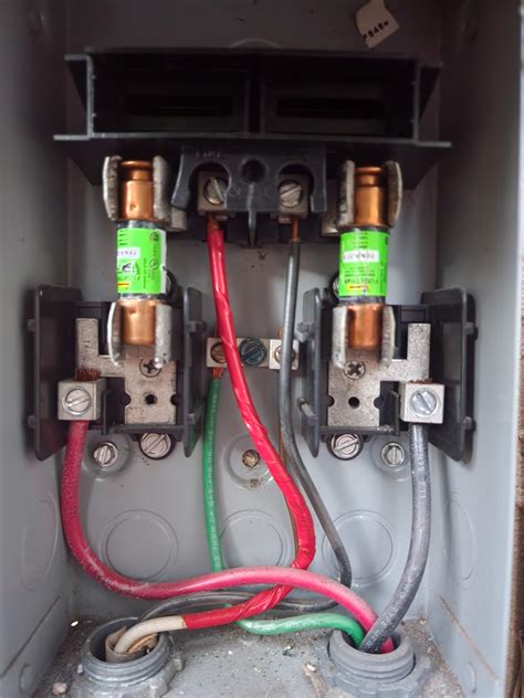 electric ac box with fuses|ac fuse box outside.